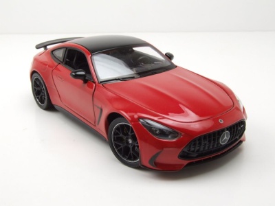 Mercedes AMG GT rot metallic schwarz Modellauto 1:24 Welly