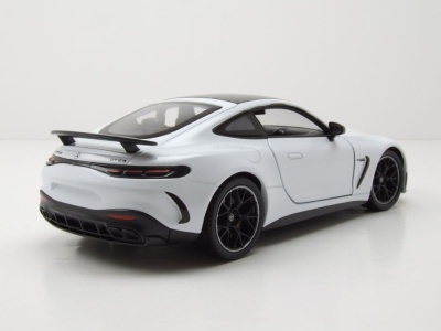 Mercedes AMG GT weiß schwarz Modellauto 1:24 Welly