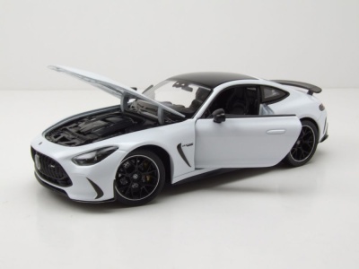 Mercedes AMG GT weiß schwarz Modellauto 1:24 Welly