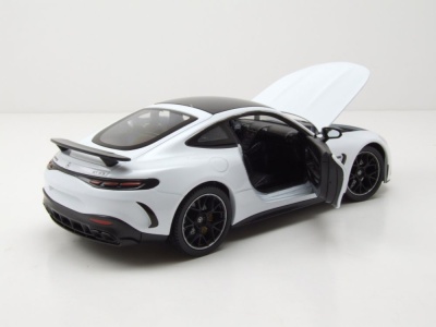 Mercedes AMG GT weiß schwarz Modellauto 1:24 Welly