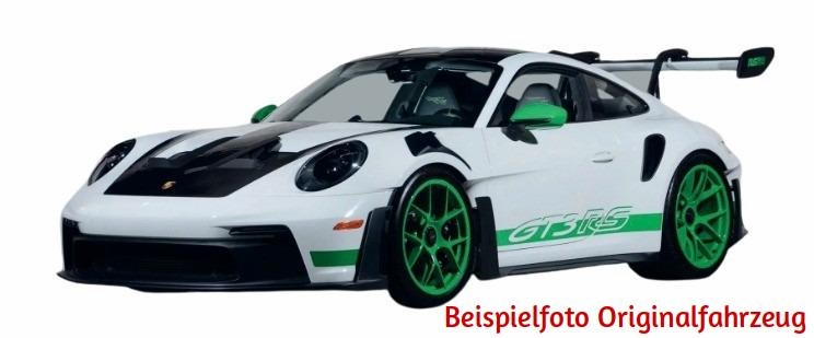 Porsche 911 GT3 RS Tribute to Carrera RS 2022 weiß grün Modellauto 1:12 Norev