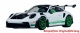 Porsche 911 GT3 RS Tribute to Carrera RS 2022 weiß grün Modellauto 1:12 Norev