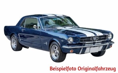 Ford Mustang Coupe 1966 blau metallic Modellauto 1:18 Norev