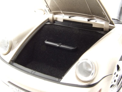 Porsche 911 964 Carrera 2 Turbo Look Cabrio 1992 silber Modellauto 1:18 Norev