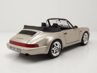 Porsche 911 Turbo Look Cabrio 1992 silber Modellauto 1:18 Norev