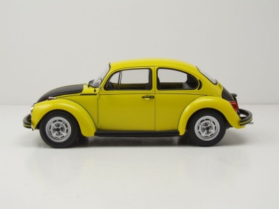 VW 1303 Käfer 1973 gelb schwarz Modellauto 1:18 Norev