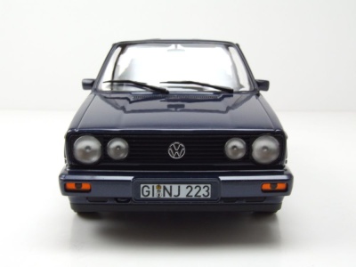 VW Golf 1 Cabrio Quartett 1992 blau metallic Modellauto 1:18 Norev