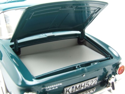 VW Karmann Ghia 1500 1963 grün Modellauto 1:18 Norev