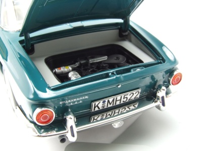 VW Karmann Ghia 1500 1963 grün Modellauto 1:18 Norev