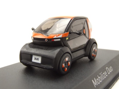 Mobilize Duo 2025 schwarz orange Modellauto 1:43 Norev