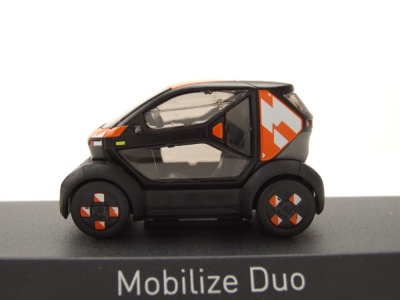 Mobilize Duo 2025 schwarz orange Modellauto 1:43 Norev