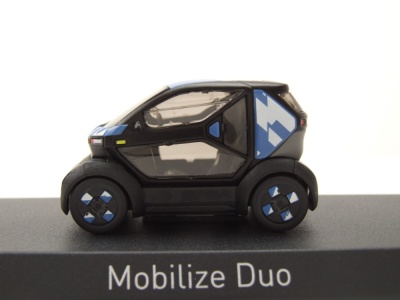 Mobilize Duo 2025 schwarz blau Modellauto 1:43 Norev