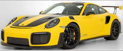 Porsche 911 (991.2) GT2 RS Weissach Package 2018 gelb...