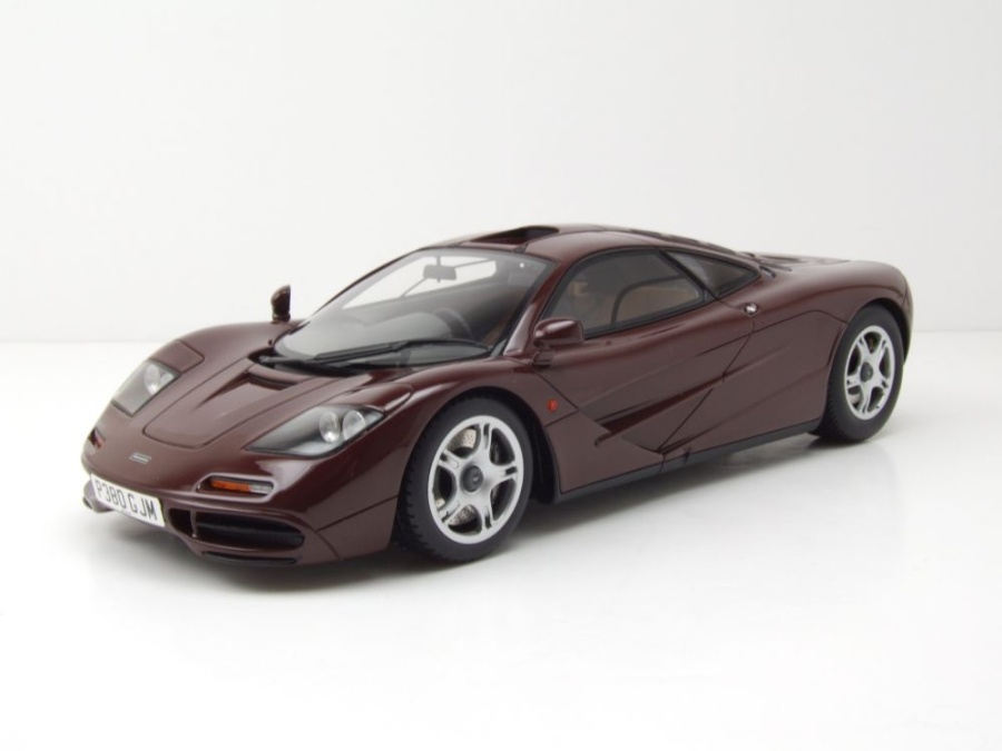 McLaren F1 1992 dunkelrot Modellauto 1:18 GT Spirit
