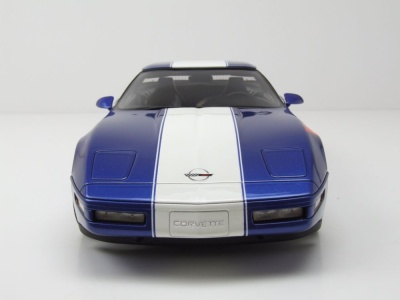 Chevrolet Corvette C4 Gran Sport 1996 blau Modellauto 1:18 GT Spirit