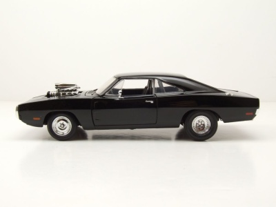Dodge Charger R/T 1970 schwarz Fast & Furious F9 Modellauto 1:24 Jada Toys