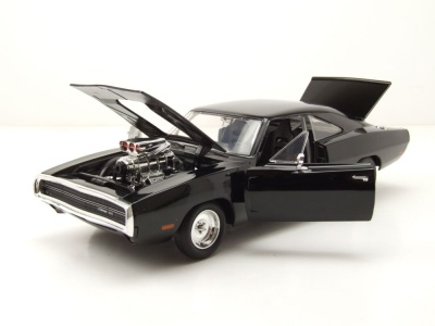 Dodge Charger R/T 1970 schwarz Fast & Furious F9 Modellauto 1:24 Jada Toys