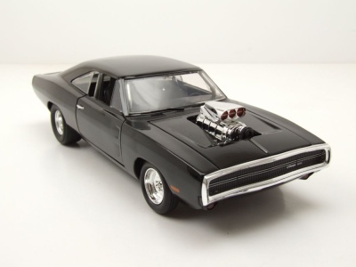 Dodge Charger R/T 1970 schwarz Fast & Furious F9 Modellauto 1:24 Jada Toys
