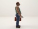 Figur Mechaniker Sam mit Werkzeugkasten für 1:18 Modelle American Diorama