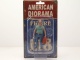 Figur Mechaniker Sam mit Werkzeugkasten für 1:18 Modelle American Diorama