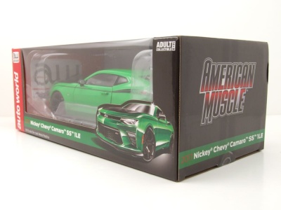 Chevrolet Camaro SS 1LE Nickey 2017 grün Modellauto 1:18 Auto World