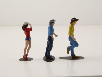 Figuren Set Bo Daisy Luke Duke für 1:43 Modelle Cartrix