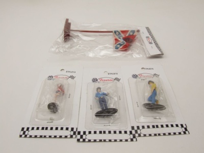 Figuren Set Bo Daisy Luke Duke für 1:43 Modelle Cartrix