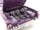 Chevrolet Impala Convertible Lowrider 1961 lila mit beweglicher Aufhängung Modellauto 1:18 Sun Star