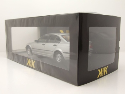 BMW 3er E46 Limousine 1999 silber Modellauto 1:18 KK Scale