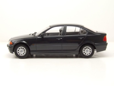 BMW 3er E46 Limousine 1999 schwarz metallic Modellauto 1:18 KK Scale