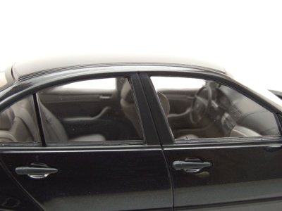 BMW 3er E46 Limousine 1999 schwarz metallic Modellauto 1:18 KK Scale