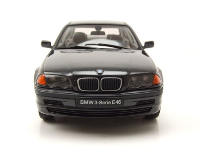 BMW 3er E46 Limousine 1999 schwarz metallic Modellauto 1:18 KK Scale