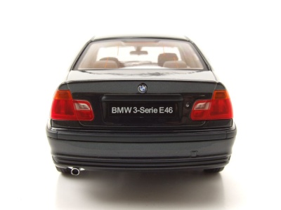 BMW 3er E46 Limousine 1999 schwarz metallic Modellauto 1:18 KK Scale