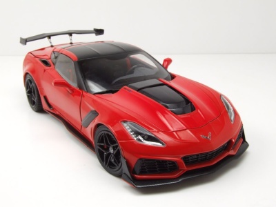 Chevrolet Corvette C7 ZR 2019 rot Modellauto 1:18 ixo models