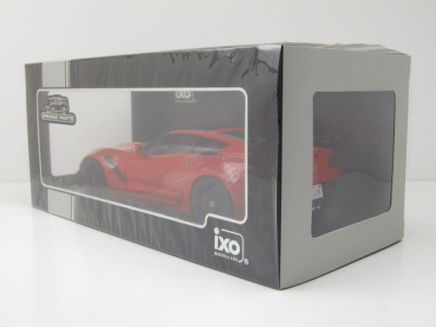 Chevrolet Corvette C7 ZR 2019 rot Modellauto 1:18 ixo models