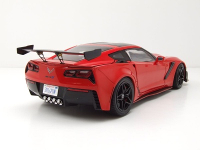 Chevrolet Corvette C7 ZR 2019 rot Modellauto 1:18 ixo models
