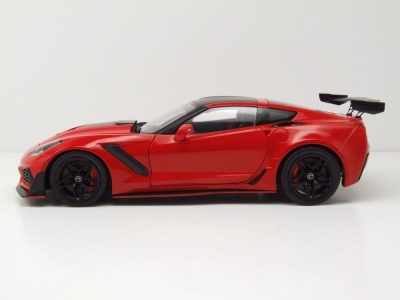 Chevrolet Corvette C7 ZR 2019 rot Modellauto 1:18 ixo models