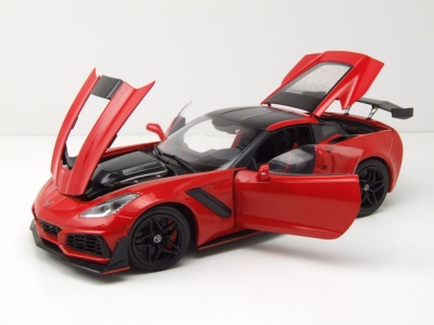 Chevrolet Corvette C7 ZR 2019 rot Modellauto 1:18 ixo models