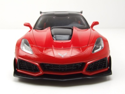 Chevrolet Corvette C7 ZR 2019 rot Modellauto 1:18 ixo models