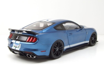Ford Shelby Mustang GT500 2022 blau metallic weiß...