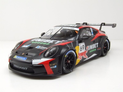 Porsche 911 GT3 Cup #69 Zolder 2024 schwarz Rovenpera...