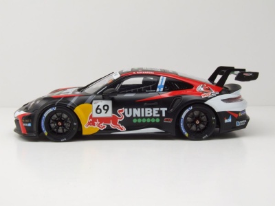 Porsche 911 GT3 Cup #69 Zolder 2024 schwarz Rovenpera Modellauto 1:18 ixo models