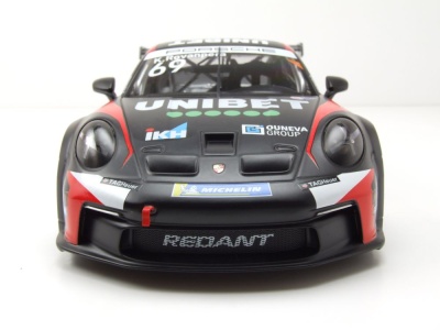 Porsche 911 GT3 Cup #69 Zolder 2024 schwarz Rovenpera Modellauto 1:18 ixo models