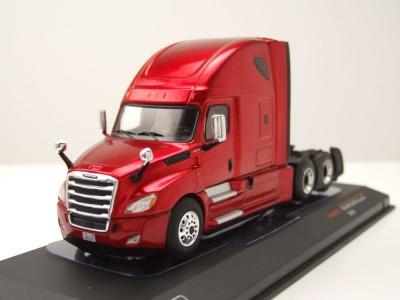 Freightliner Cascadia Zugmaschine 2018 dunkelrot metallic Modellauto 1:64 ixo models