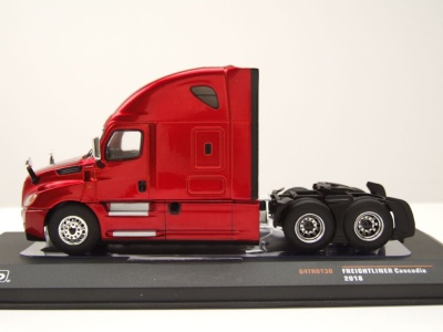 Freightliner Cascadia Zugmaschine 2018 dunkelrot metallic Modellauto 1:64 ixo models