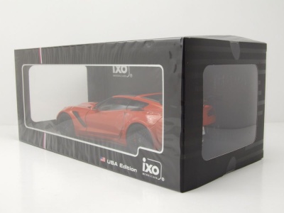 Chevrolet Corvette ZR1 2019 orange Modellauto 1:18 ixo models