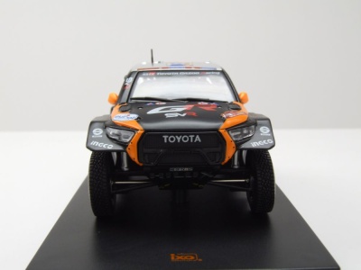 Toyota GR DKR Hilux Evo T1+ #211 Rallye Dakar 2025 schwarz Henk Brett Modellauto 1:43 ixo models