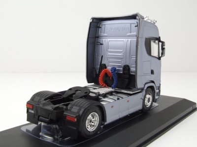Scania S-Series Zugmaschine 2020 blau metallic Modellauto...