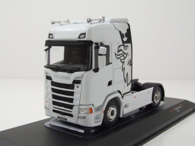 Scania S-Series Zugmaschine 2020 weiß Modellauto...