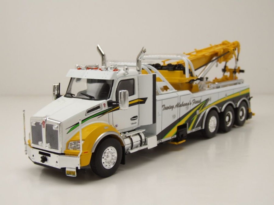 Kenworth T880 Wrecker Abschlepper 2018 weiß gelb Modellauto 1:43 ixo models